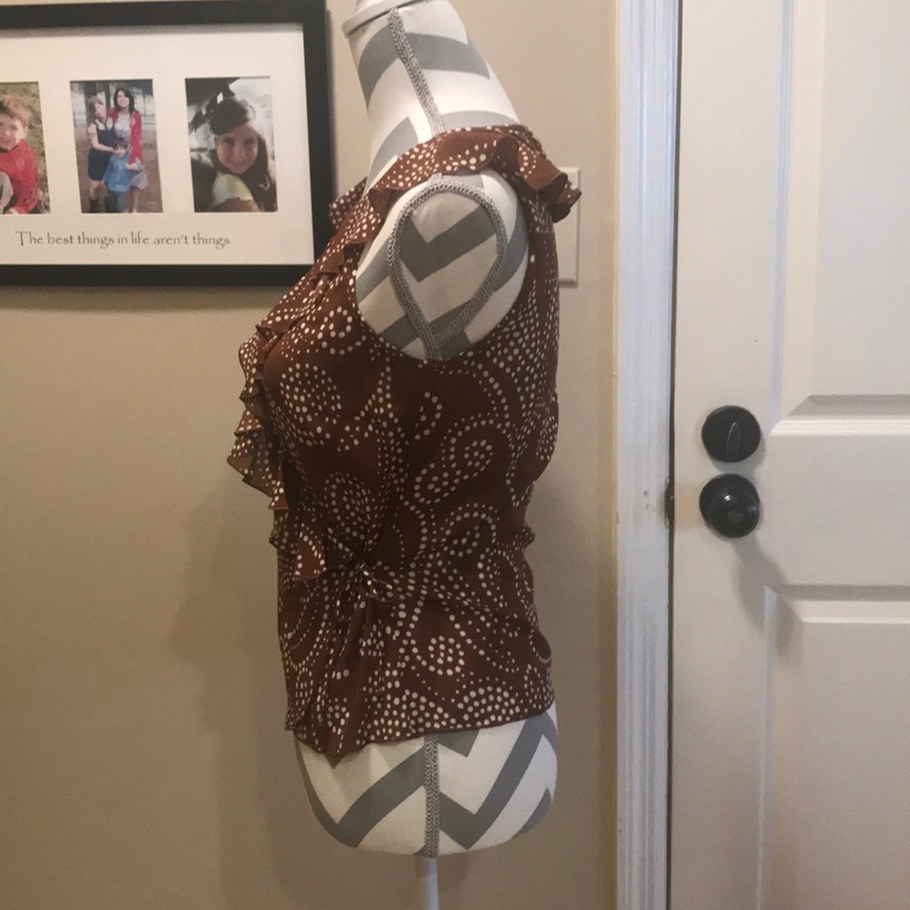 Trina Turk wrap blouse - Picture 5 of 7